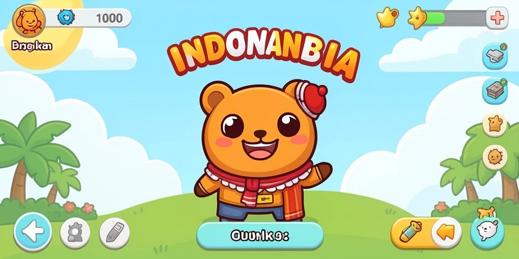 Tangkapan layar dari level terbaru dengan tantangan seru.