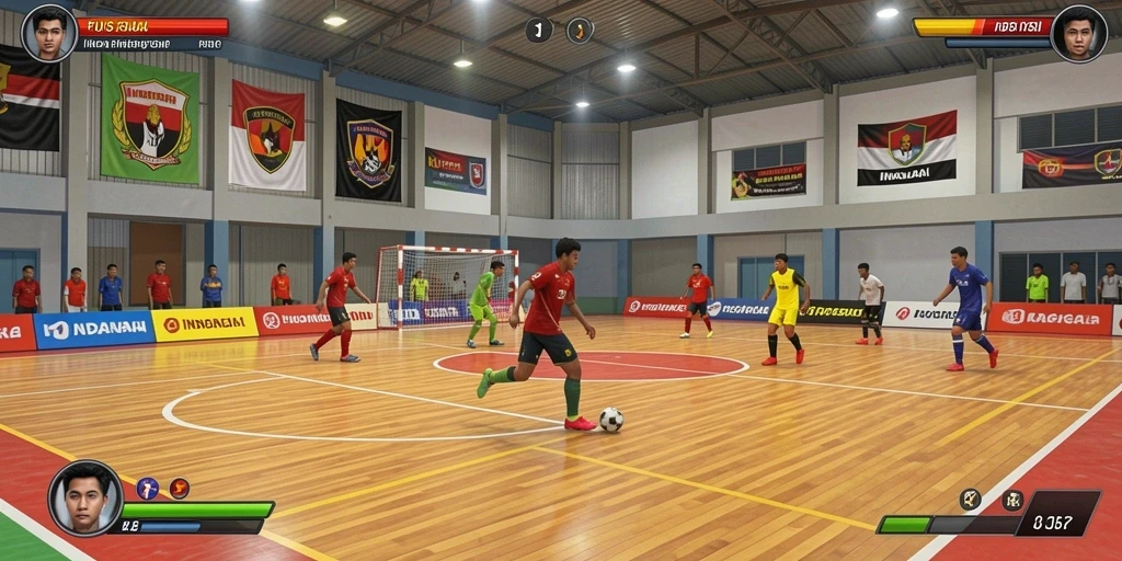Screenshot aktivitas sosial di dalam game.