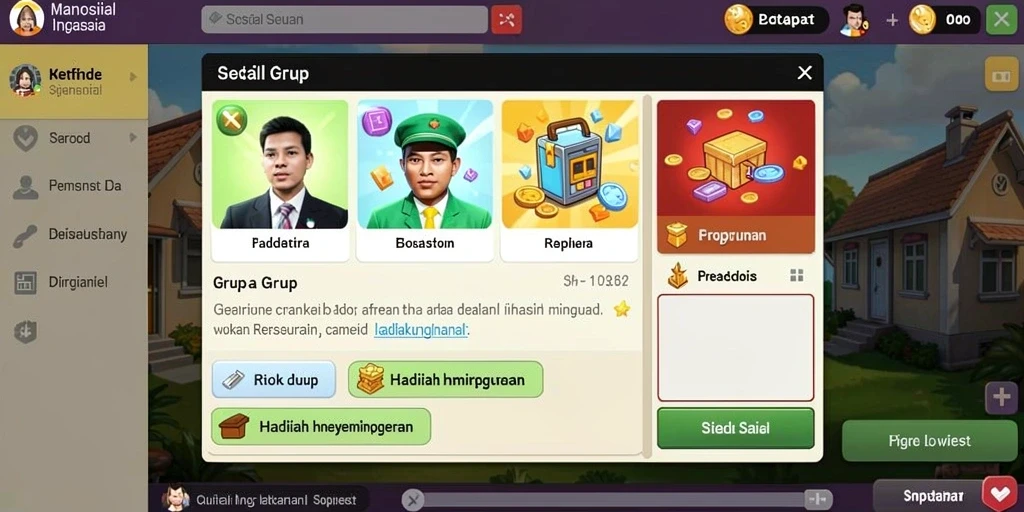 Beragam karakter dapat dipilih sesuai keinginan.