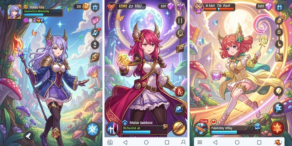 Karakter unik dengan desain menarik.